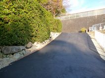 A地区舗装工事完成