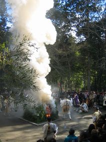 神峯山寺・初寅会護摩供養風景