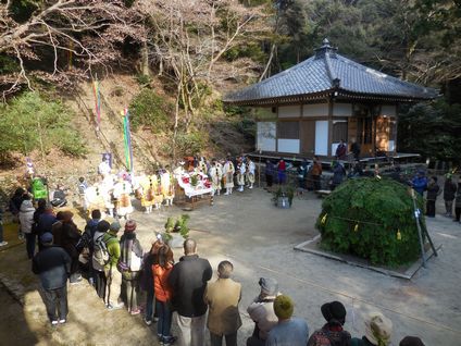 神峯山寺・初寅会護摩供養風景