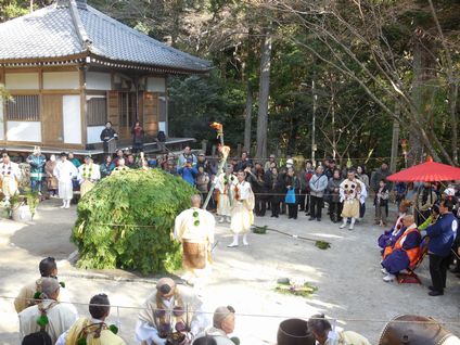 神峯山寺・初寅会護摩供養風景