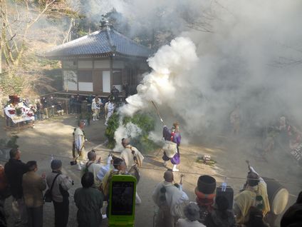 神峯山寺・初寅会護摩供養風景