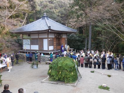 神峯山寺・初寅会護摩供養風景