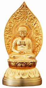 手元供養、釈迦坐像