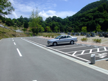 園内の駐車場