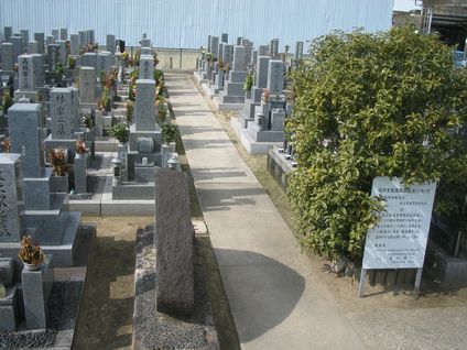 玉江霊園墓地風景