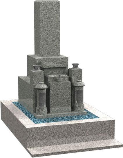 1.8㎡・墓地墓石セット