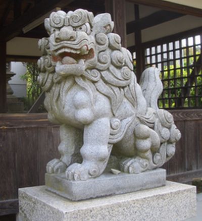 白山比咩神社の狛犬