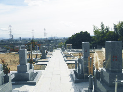 一乗寺・墓地風景