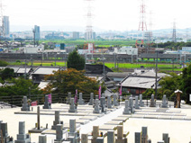 一乗寺・墓地風景