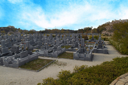 富田林霊園 墓地風景