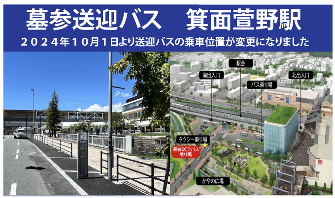 モノレール箕面萱野駅乗場