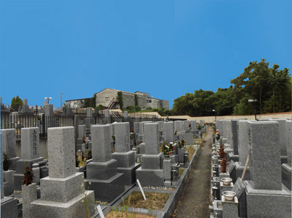 狭山ことぶき霊園墓地風景