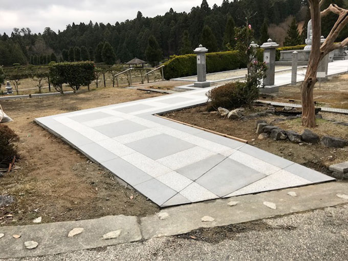 石張り工事