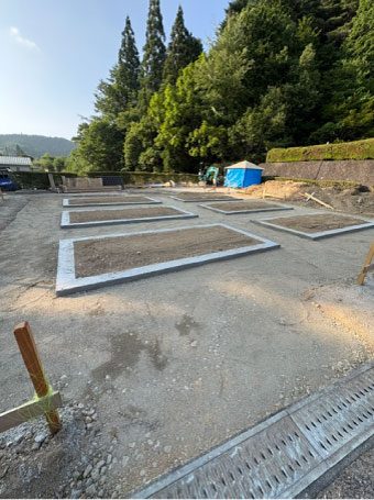 基礎工事完成 基礎工事完成