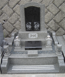 ２㎡　洋碑　黒御影はめ込み