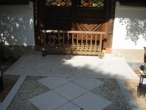 山門石張り工事