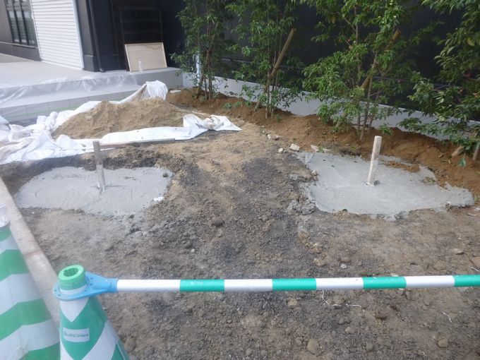 基礎コンクリート打設