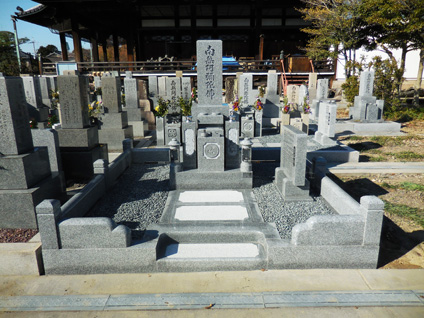 墓所工事完成