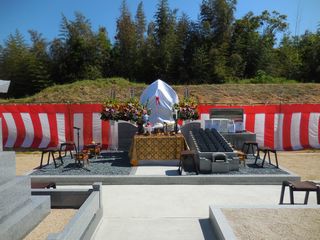 善光寺如来除幕式