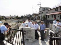 「旧山出橋記念碑」竣工式典